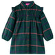 Vidaxl Robe pour enfants avec manches longues et volants 140 vert foncé