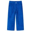 Vidaxl Kinderbroek 104 Rib Velvet Cobalt Bleu