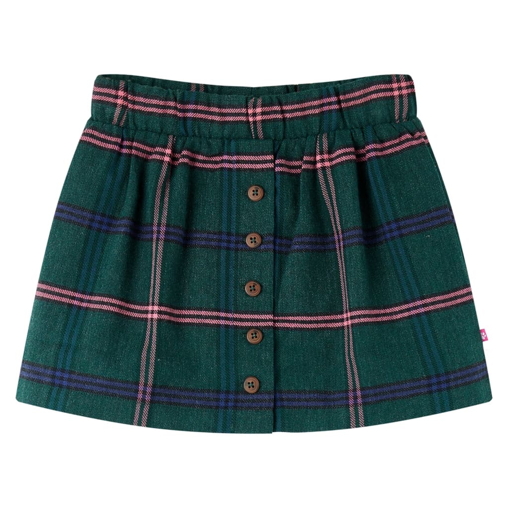 Vidaxl Jupe pour enfants 116 vert foncé