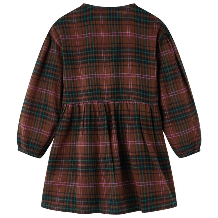 Vidaxl Robe pour enfants à manches longues 140 cognis colorés