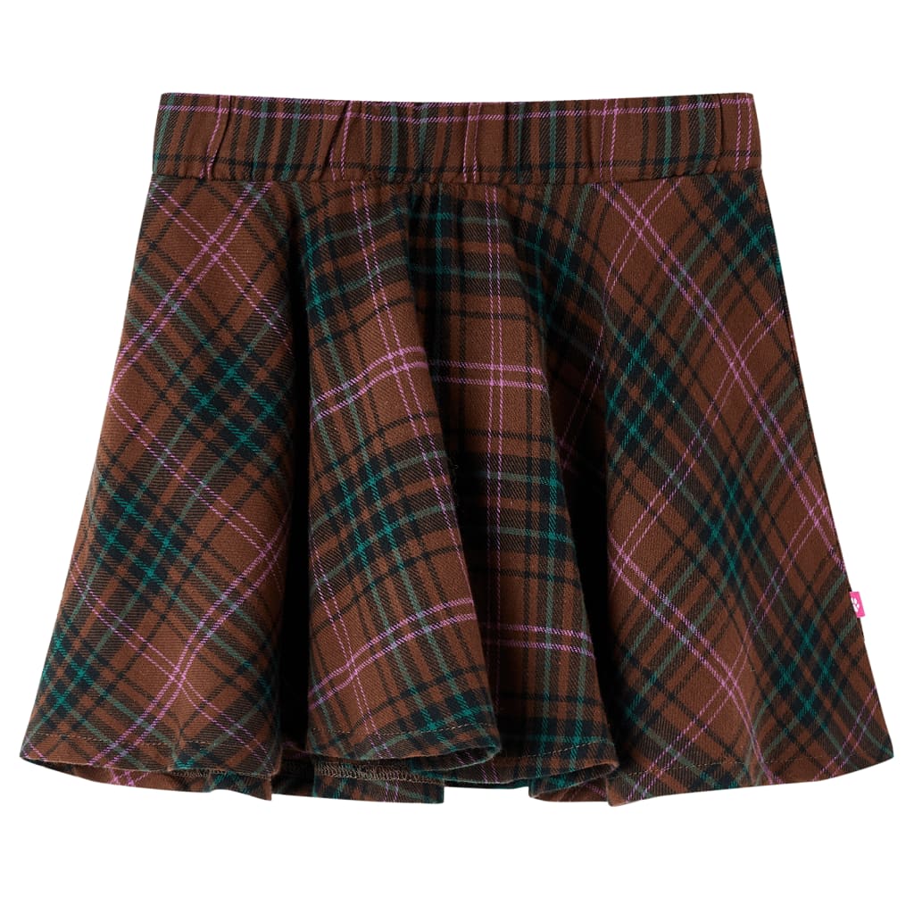 Vidaxl jupe pour enfants 116 cognac -colored