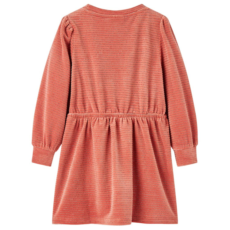 Vidaxl Robe pour enfants à manches longues 128 Middelpoz