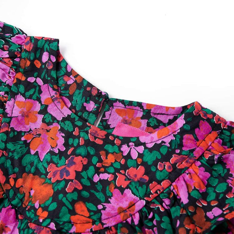 Vidaxl Robe pour enfants à manches longues 104 rose vif