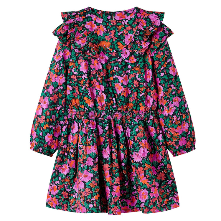 Vidaxl Robe pour enfants à manches longues 116 rose vif