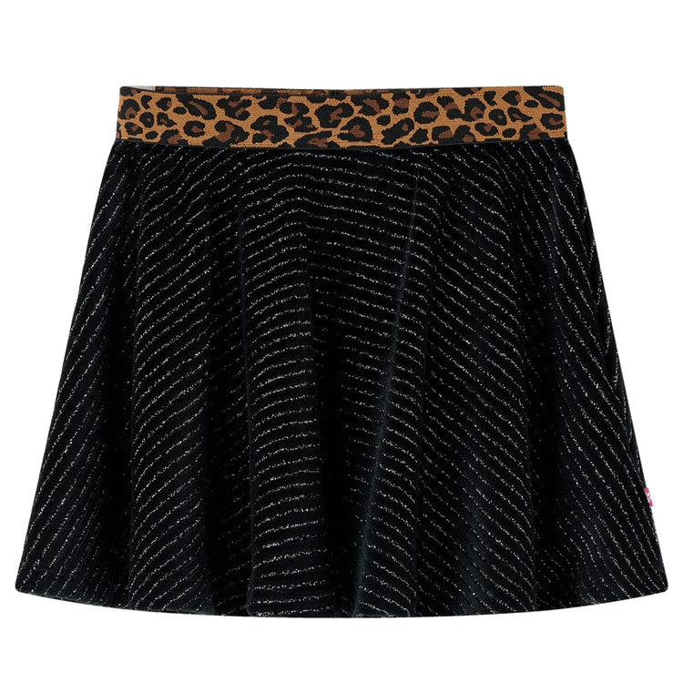 Vidaxl Jupe pour enfants avec léopard Waistaard Band 92 Black