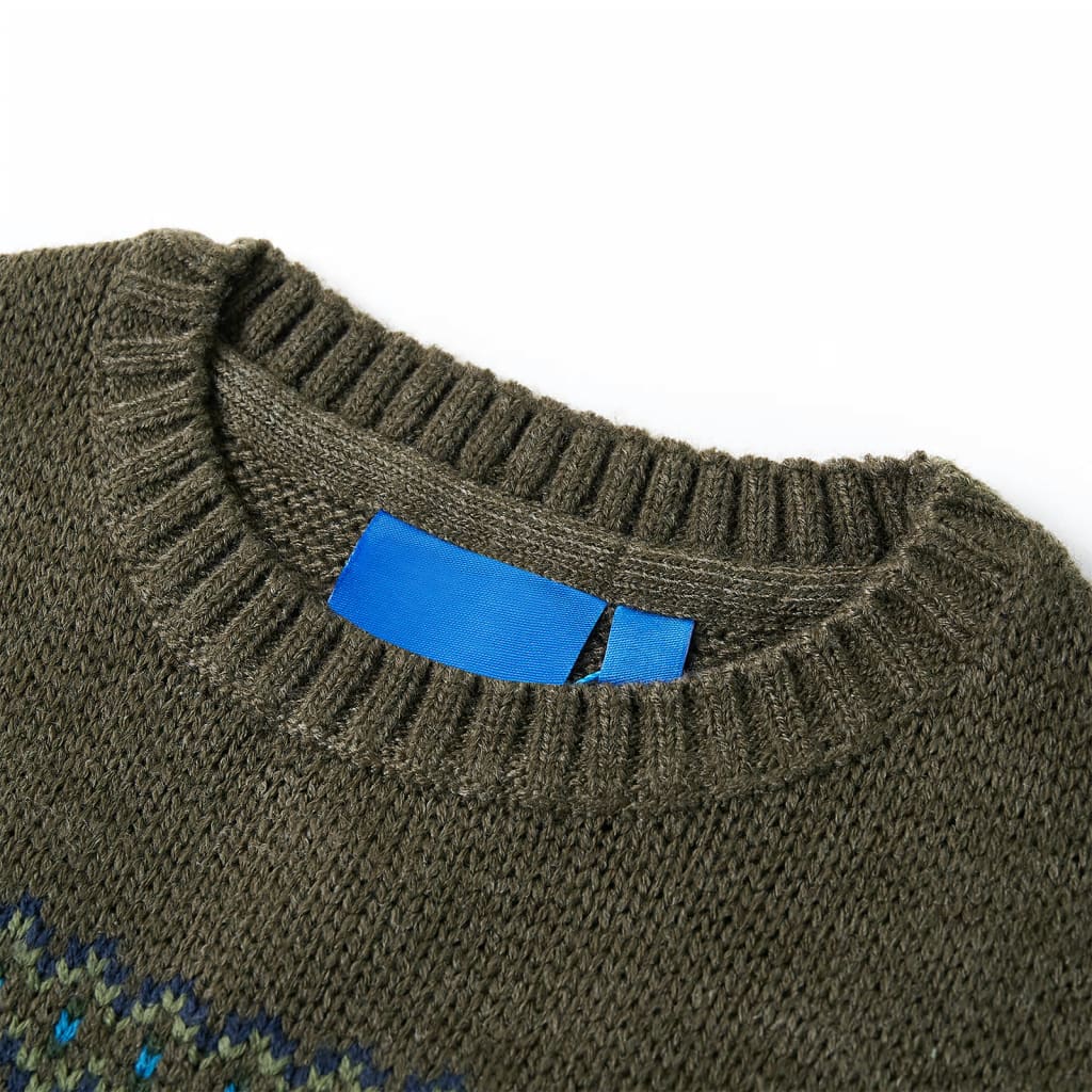 Vidaxl Child's Pull tricoté 140 kakikentre