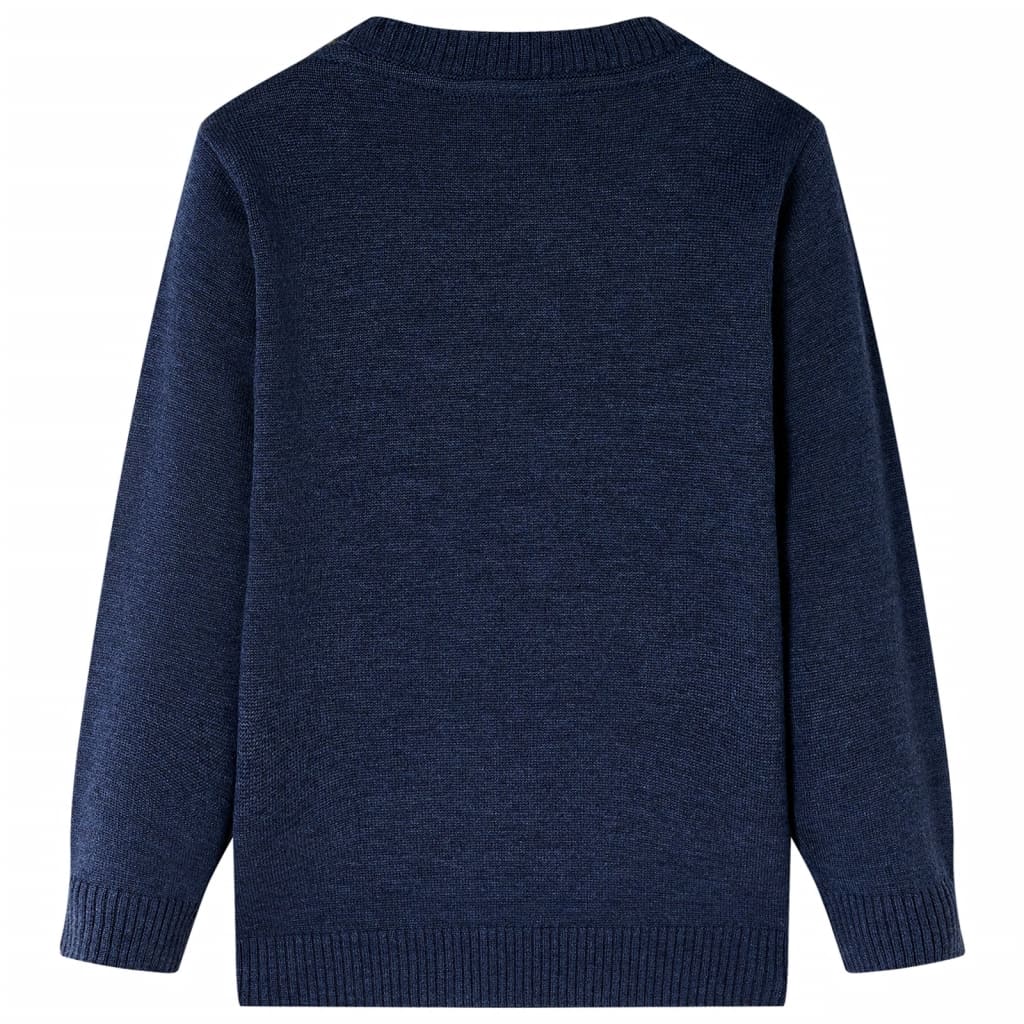 Vidaxl Child's Pull tricoté 104 bleu marine