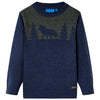 Vidaxl Pull pour enfants tricoté 140 bleu marine