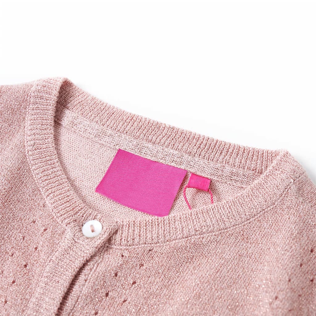 Vidaxl Children's Gite Knitted 116 Rose doux