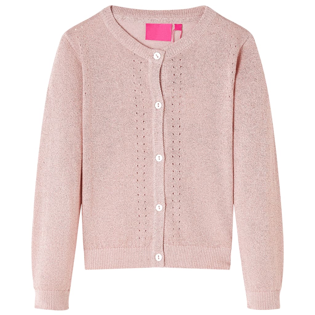 Vidaxl Children's Gite tricoté 128 rose doux