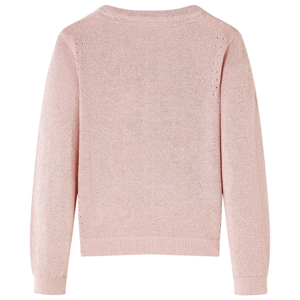 Vidaxl Children's Gite tricoté 128 rose doux