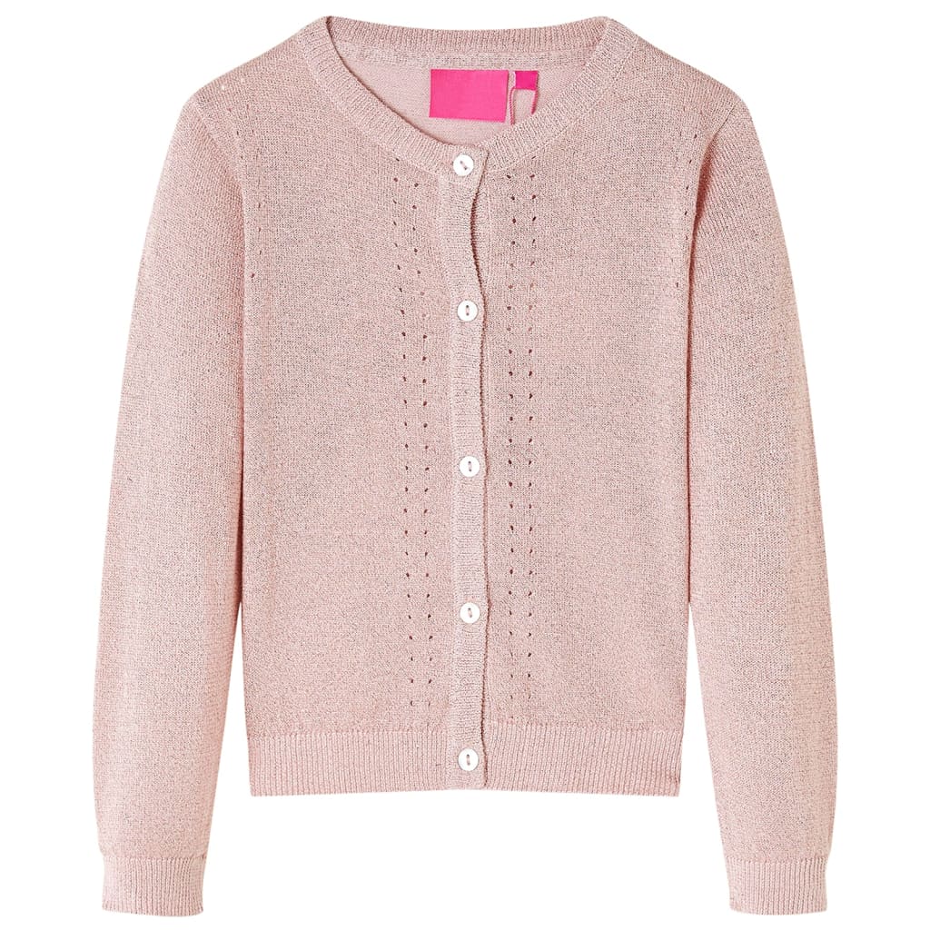 Vidaxl Children's Gite tricoté 140 rose doux