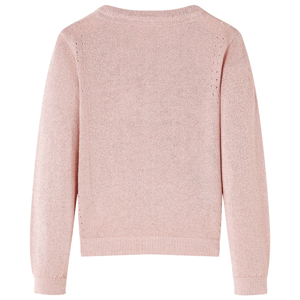 Vidaxl Children's Gite tricoté 140 rose doux