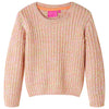 Vidaxl Child's Pull tricoté 140 rose doux