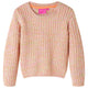 Vidaxl Child's Pull tricoté 140 rose doux