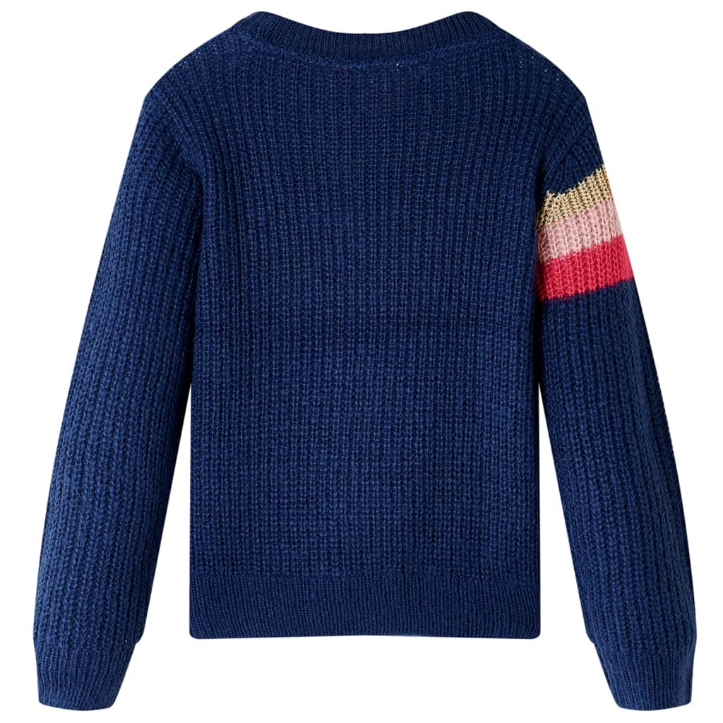 Vidaxl Child's Pull tricoté 92 bleu marine