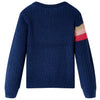 Vidaxl Pull pour enfants tricoté 140 bleu marine