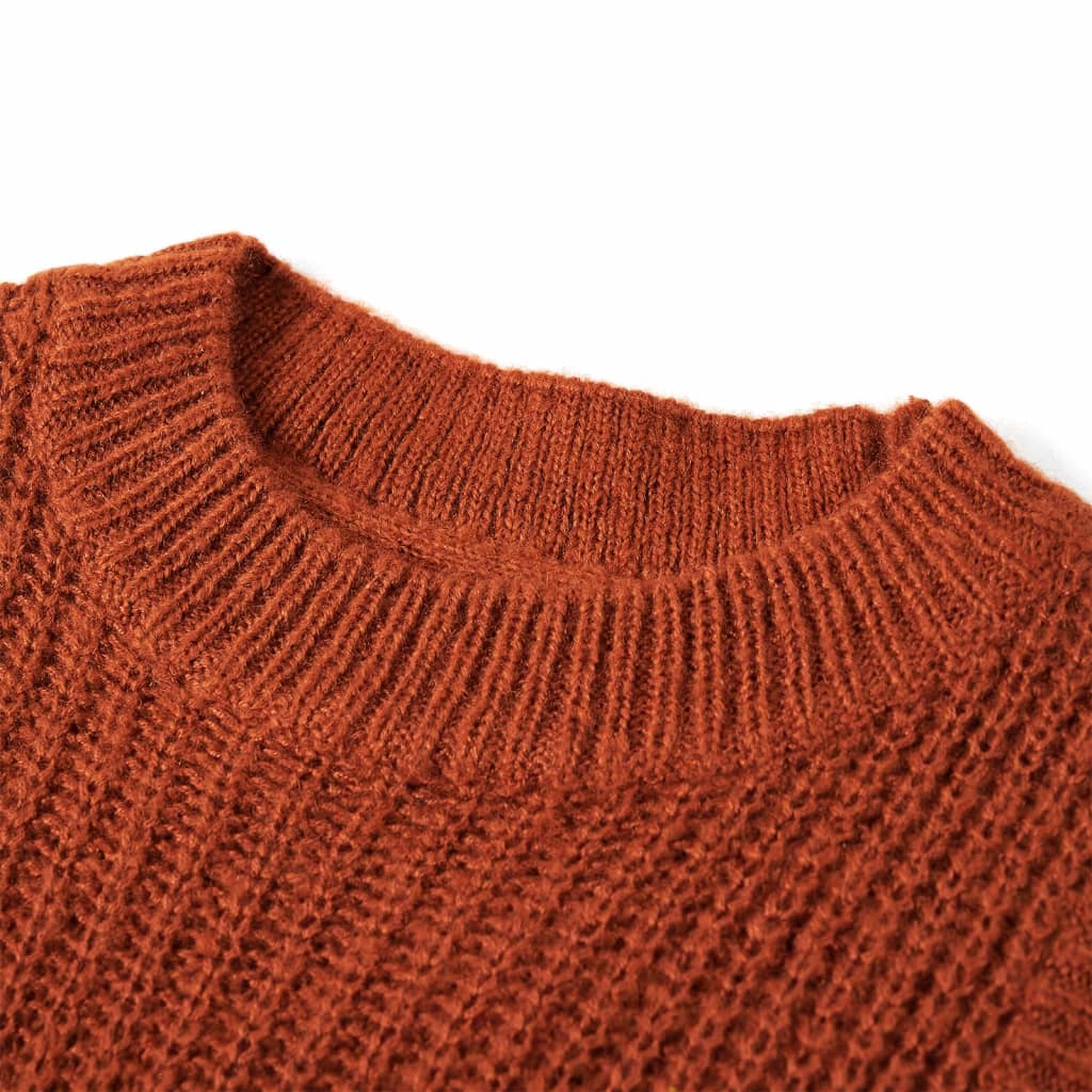 Vidaxl Kindenspencer tricoté 92 Cognac colored