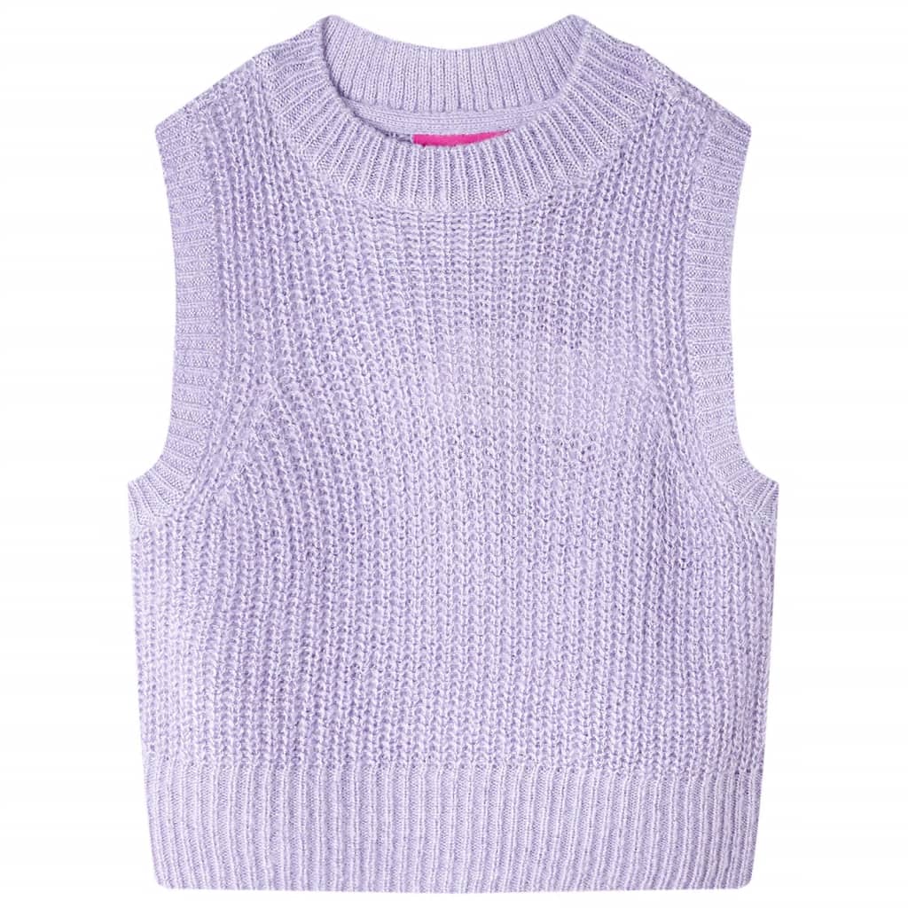 Vidaxl Kindenspencer tricoté 92 lilas léger