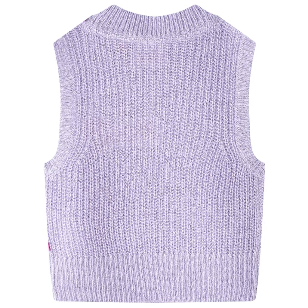 Vidaxl Kindenspencer tricoté 92 lilas léger