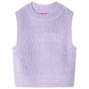 Vidaxl Kindenspencer tricoté 104 lilas léger