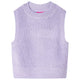 Vidaxl Kindenspencer tricoté 128 lilas léger