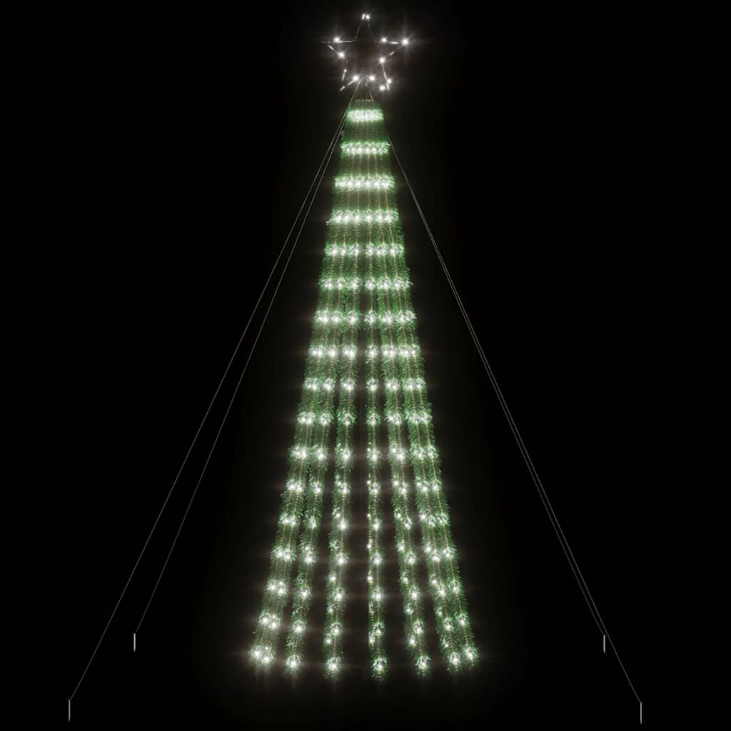 Vidaxl LED Arbre de Noël 275 LEDS Blanc froid 180 cm