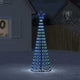Vidaxl Cone de lumière 275 LED bleues 180 cm