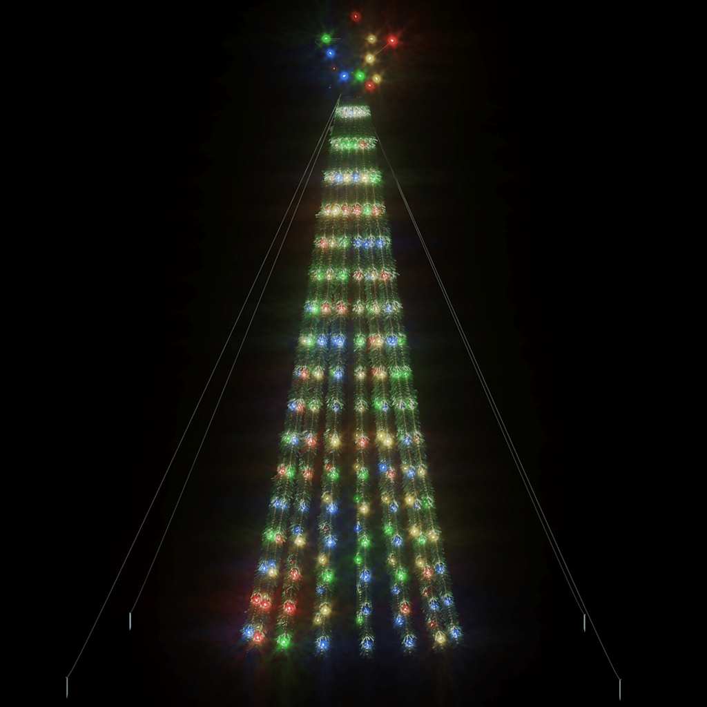 Vidaxl Cone de lumière 275 LED multi-colorants 180 cm