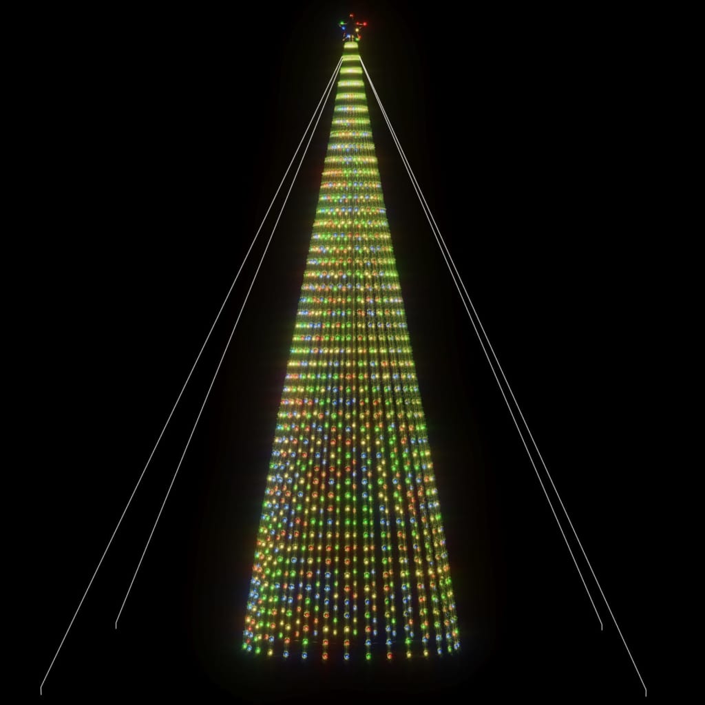 Vidaxl Cone de lumière 1544 LED multi-colorants 500 cm
