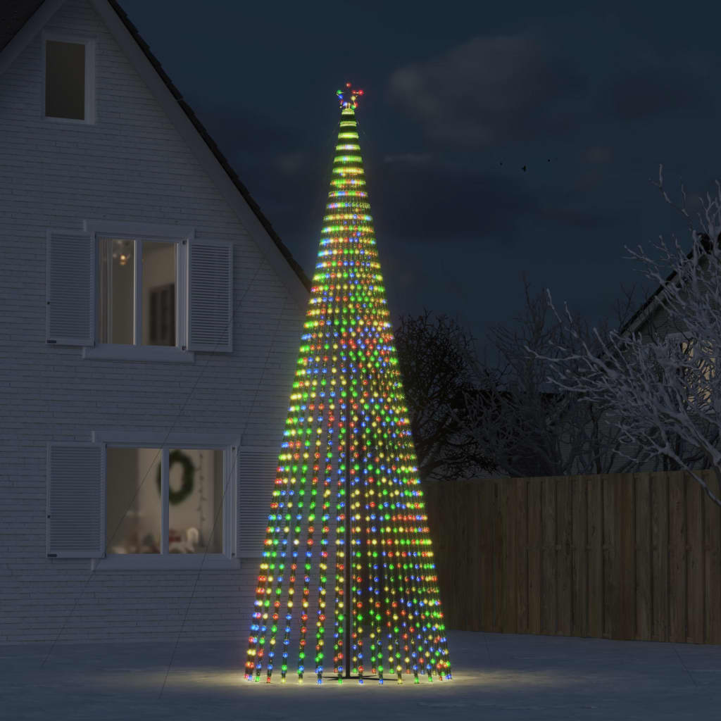 Vidaxl Cone de lumière 1544 LED multi-colorants 500 cm
