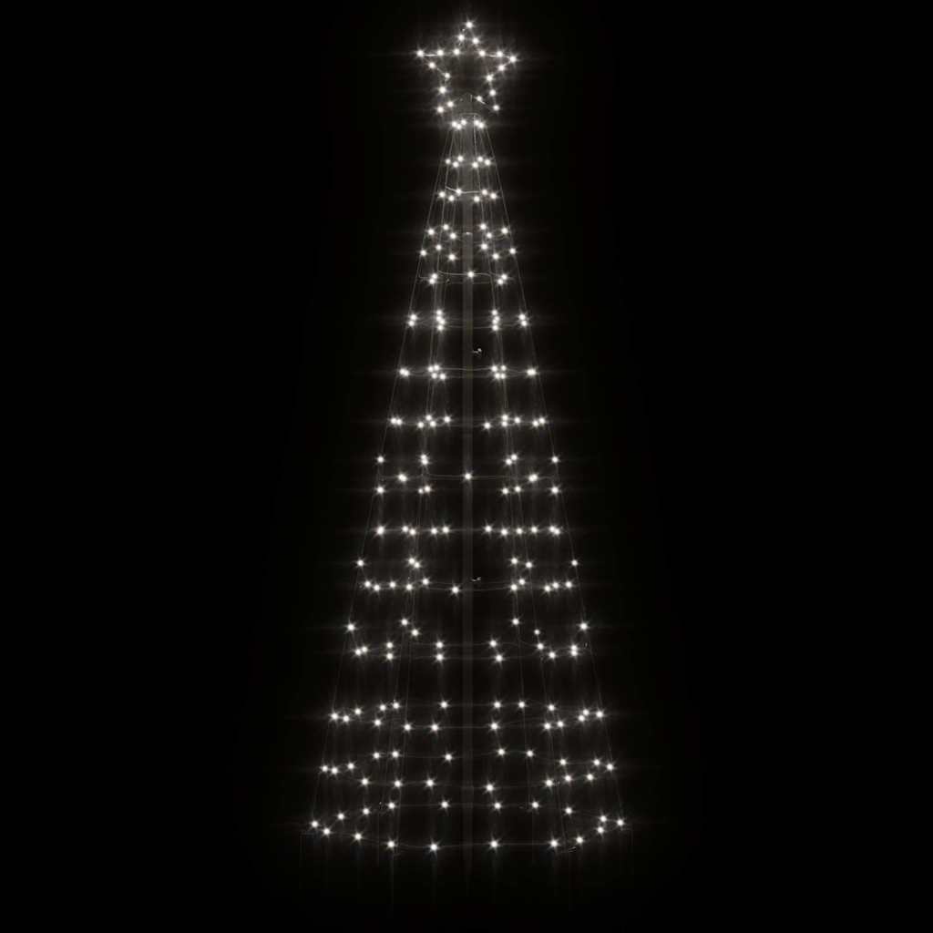 Vidaxl Cone léger avec épingles moulues 220 LEDS blancs froids 180 cm