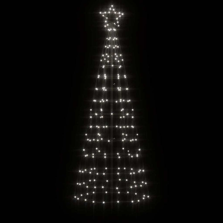 Vidaxl Cone léger avec épingles moulues 220 LEDS blancs froids 180 cm