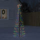 Vidaxl LED Arbre de Noël avec pointes 220 LEDS coloré 180 cm