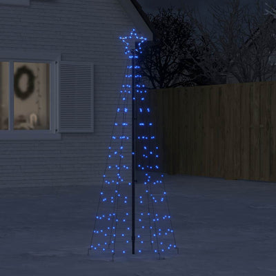Vidaxl Cone léger avec épingles de masse 220 LED bleus 180 cm