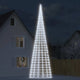 Vidaxl LED Arbre de Noël sur le mât 3000 LEDS Cold White 800 cm