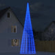 Vidaxl LED Arbre de Noël sur le mât 3000 LEDS 800 cm bleu