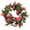 Vidaxl Garlands de Noël avec des fleurs 6 st 250 cm Spring Rosé