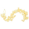 Vidaxl Garlands de Noël avec des fleurs 6 pcs 180 cm Champagne colorés