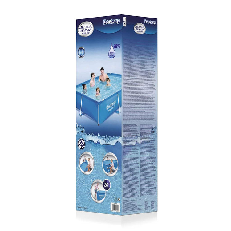 Piscine en acier Bestway avec cadre en acier 259x170x61 cm 56403