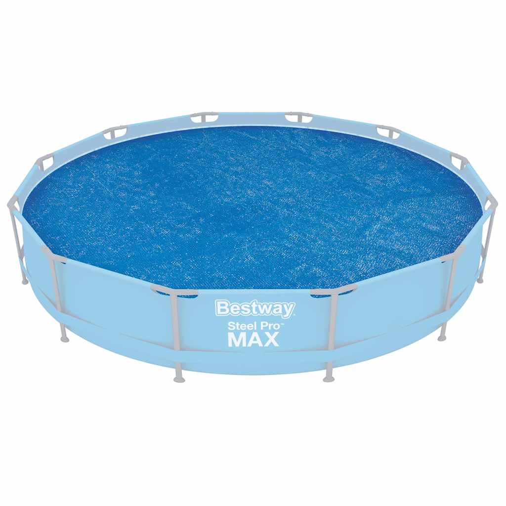 Couverture de piscine solaire Bestway Flowerlear 356 cm