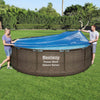 Couverture de piscine solaire Bestway Flowerlear 356 cm