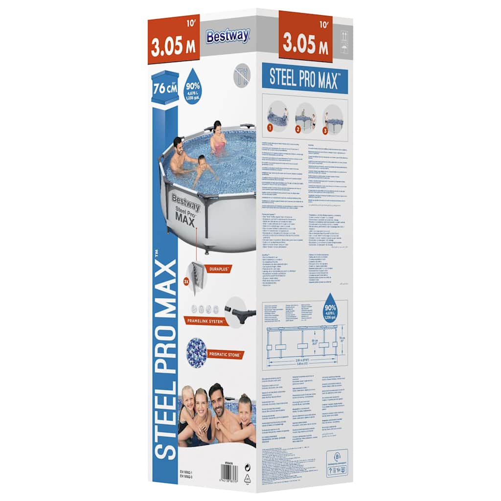 Bestway Steel Max Piscine Set 305x76 cm