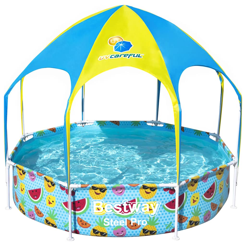 Bestway Steel Children's Piscine UV prudent au-dessus du sol 244x51 cm