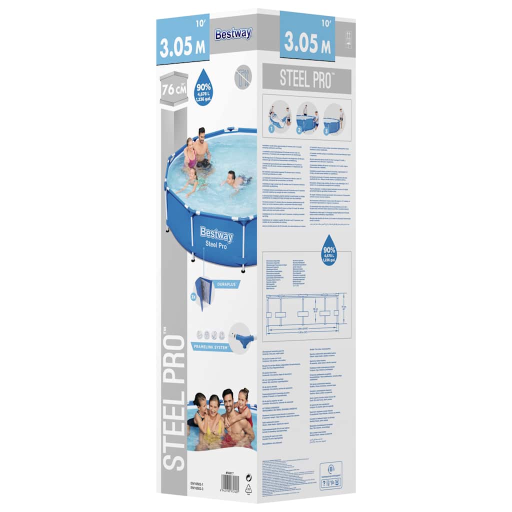 Bestway Piscine Steel 305x76 cm