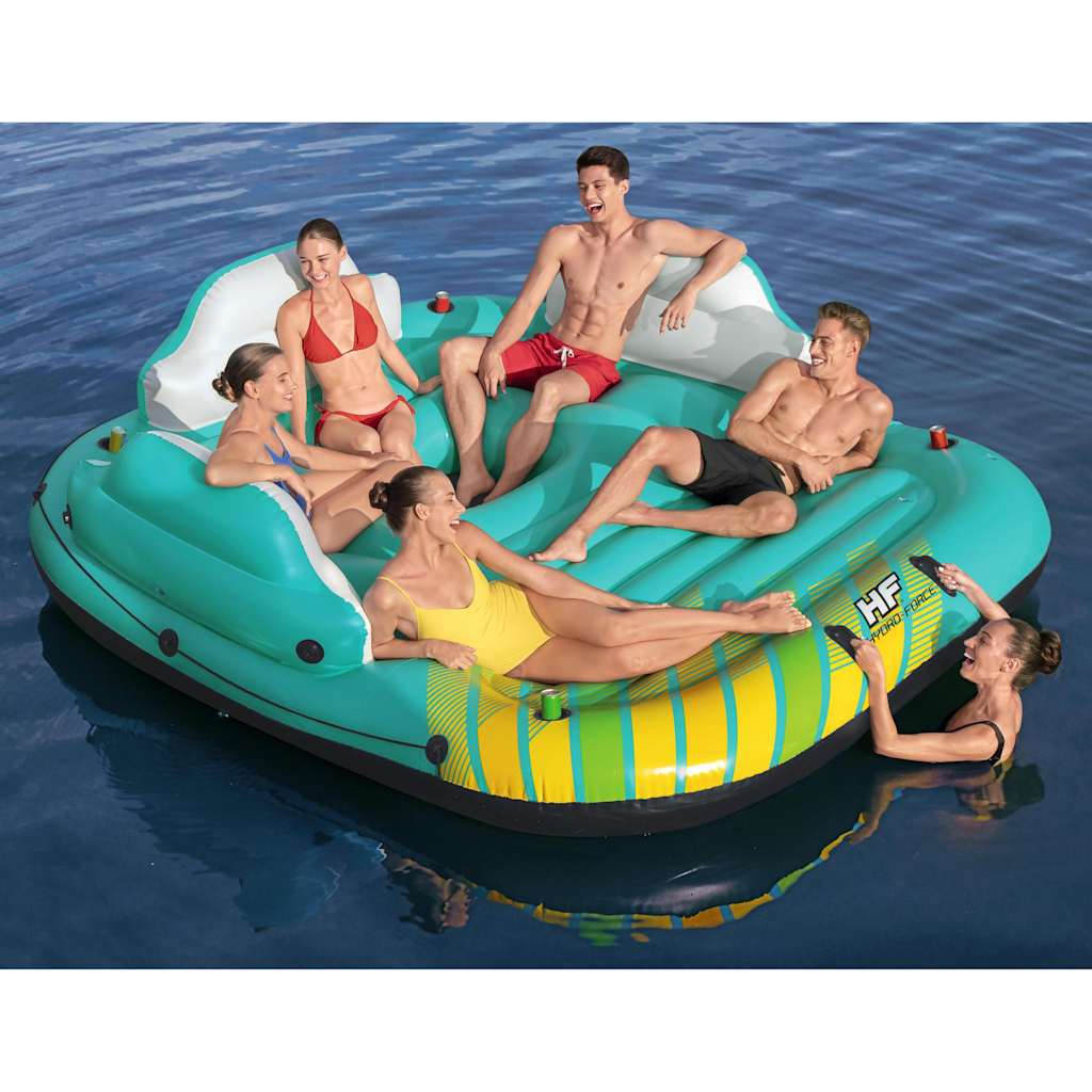 Bestway Driving Island Sunny Lounge 5 Personne gonflable 291x265x83 cm