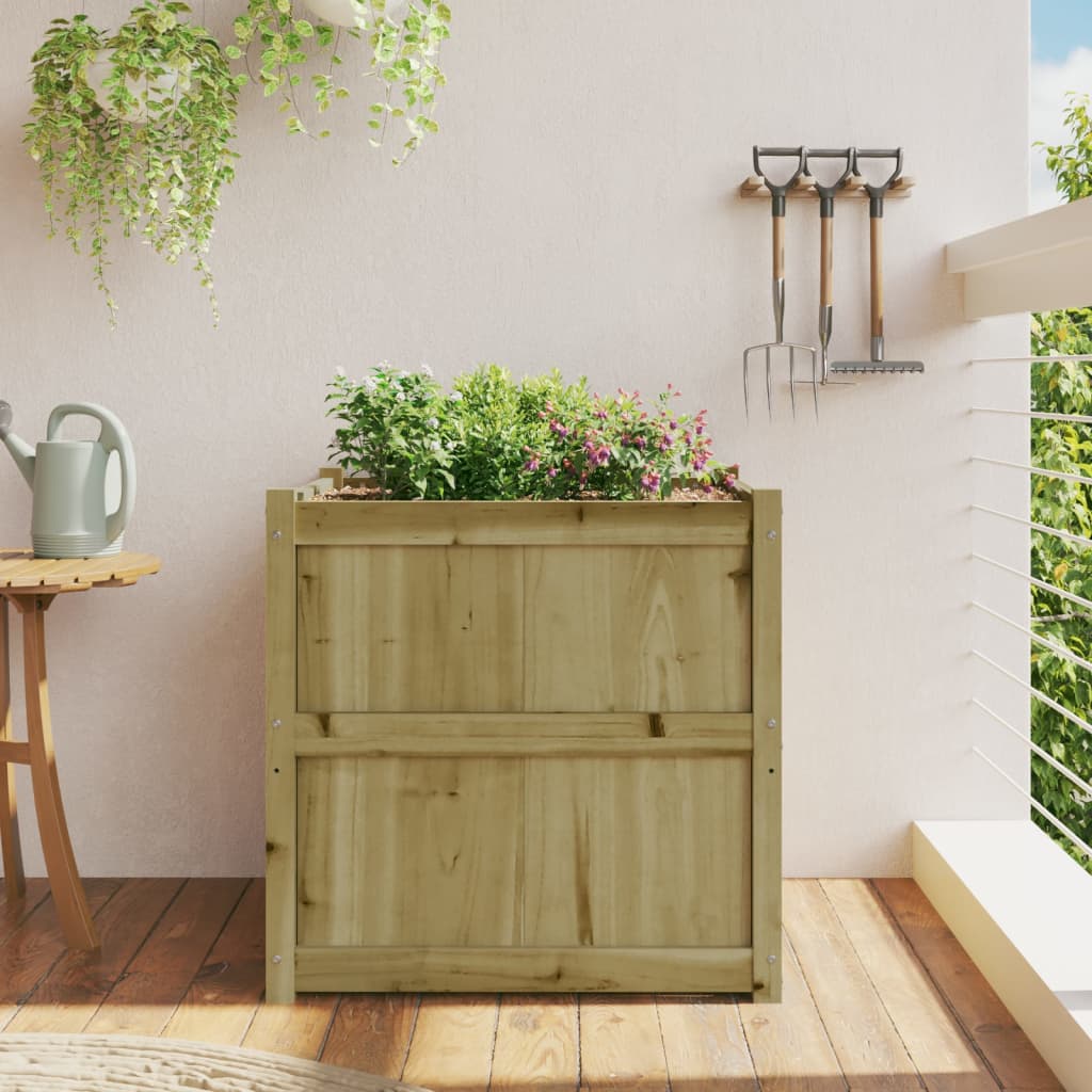 Vidaxl Planning Box 70x70x70 cm Pine imprégnée