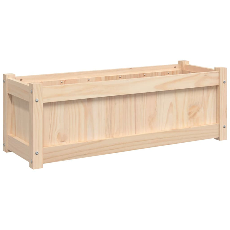 Boîte de planification Vidaxl 90x31x31 cm Pine solide