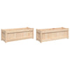 Jardinières vidaxl 2 pc cm solide