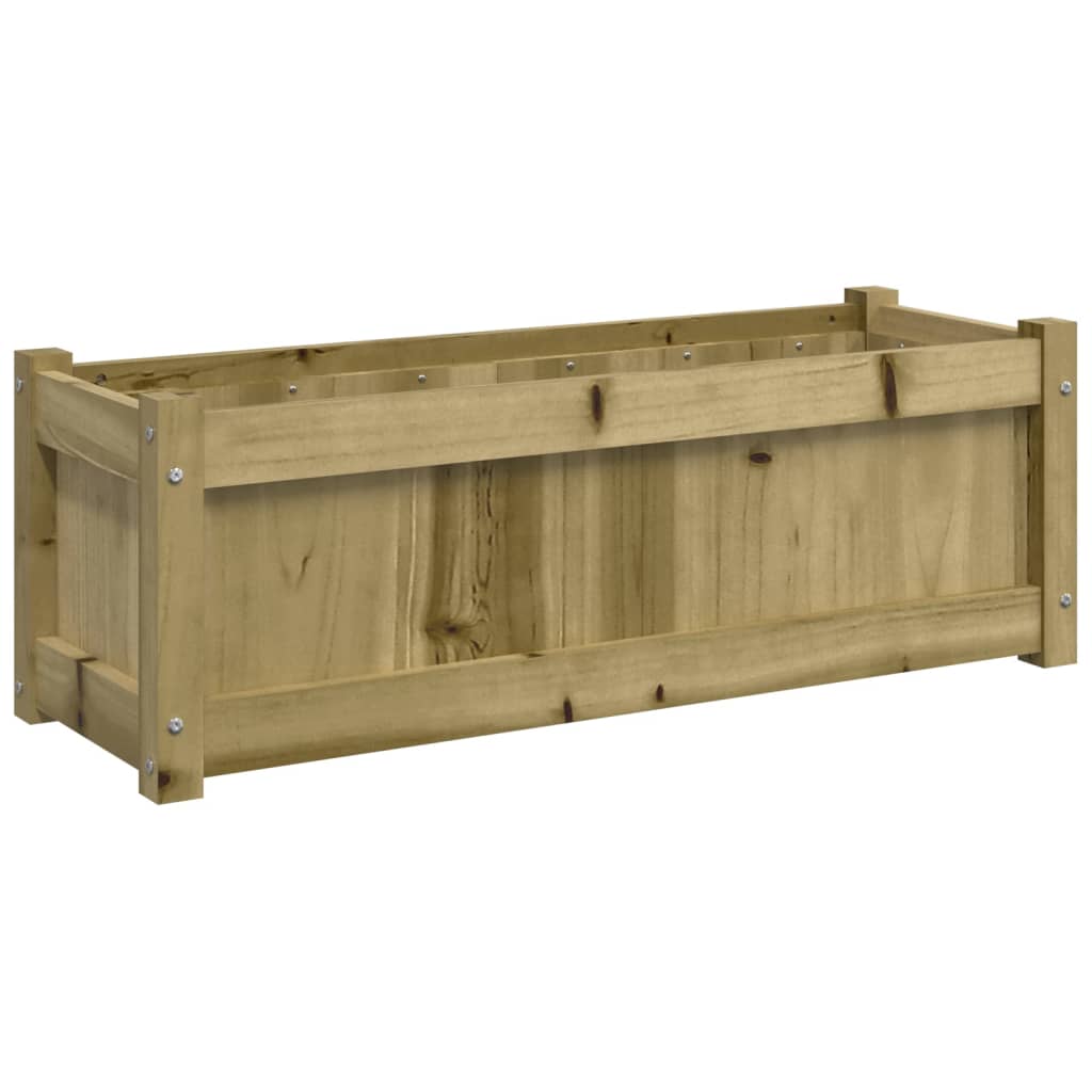 Boîte de planification Vidaxl 90x31x31 cm Pine imprégnée